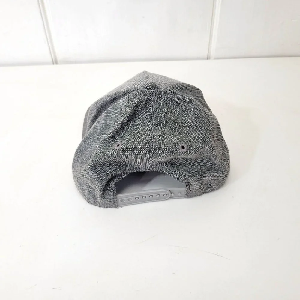 d. Hudson Designs Gray Snapback Cap NWT - Picture 7 of 8